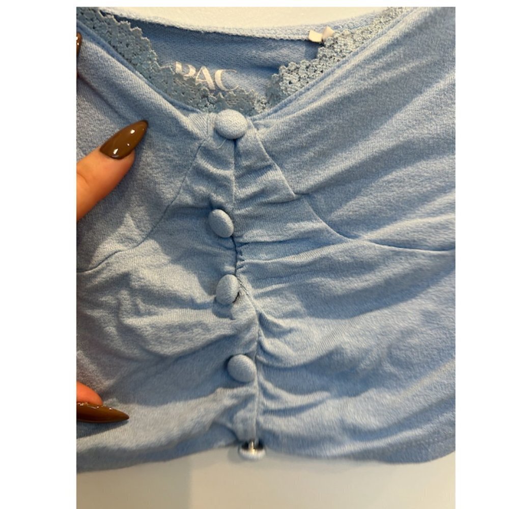 Light blue crop top - Picture 2 of 7